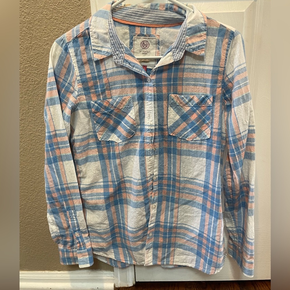 So Soft plaid shirt